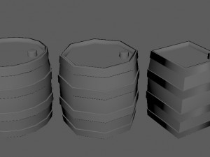 small barrel - game ready 3D Модель