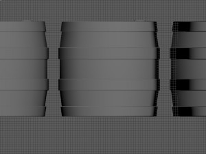 small barrel - game ready 3D Модель