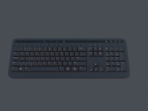 keyboard - pbr game ready 3D Model