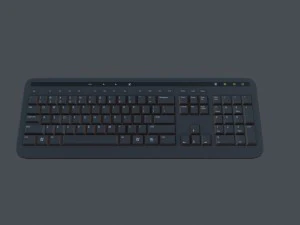 teclado - jogo pbr pronto Modelo 3D