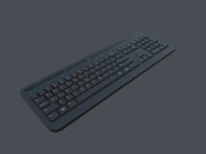 keyboard - pbr game ready 3D Model