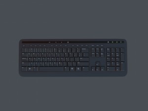 keyboard - pbr game ready Modelo 3D