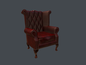 chesterfield chair - pbr game ready 3D मॉडल