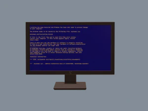 모니터 - PBR 게임 준비 3D 모델