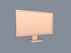 monitor - pbr game ready 3D Model