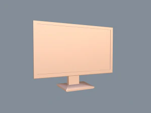 monitor - pbr game ready 3D Model