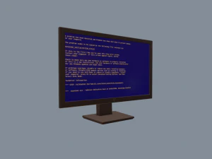 monitor - pbr game ready 3D Model