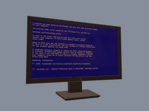 monitor - pbr game ready 3D Model