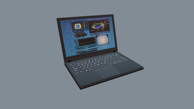 laptop - pbr game ready 3D 模型 .c4d .max .obj .3ds .fbx .stl .blend 