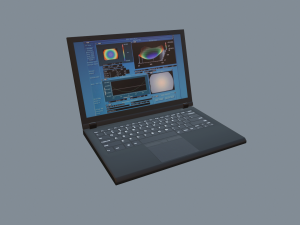 laptop - pbr game ready 3D Model