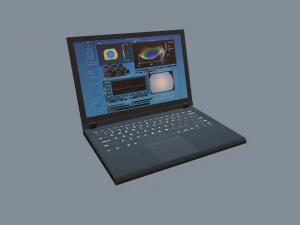 laptop - permainan pbr siap Model 3D