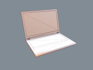 laptop - pbr game ready 3D 模型