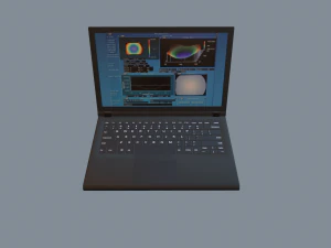 laptop - pbr game ready 3D Model