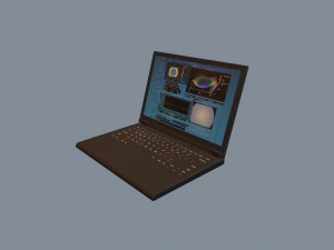 laptop - pbr game ready 3D Model
