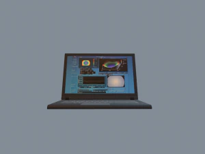 laptop - pbr game ready 3D Model
