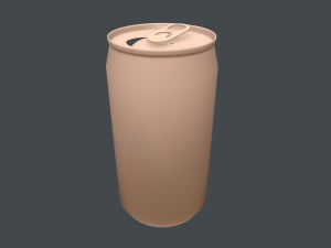soda can - pbr game ready Model 3D