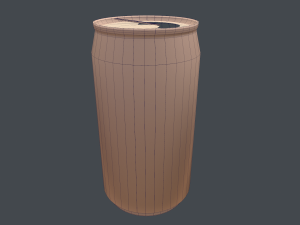 soda can - pbr game ready Model 3D