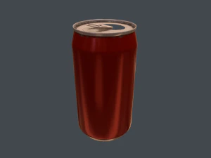 soda can - pbr game ready 3D Model