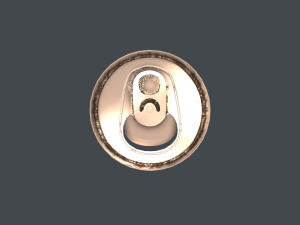 soda can - pbr game ready Model 3D