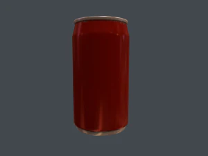 soda can - pbr game ready 3D Model