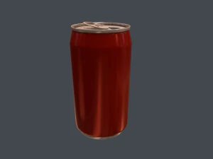 soda can - pbr game ready 3D Model