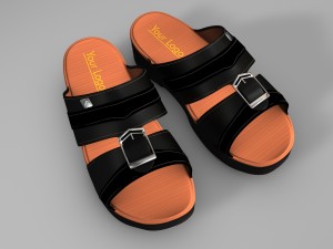 slipper - sandal 3D Model