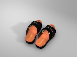 slipper - sandal 3D Модель