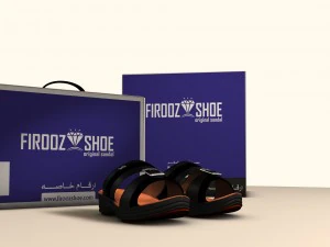 sandal 3d scene - slipper 3d scene 3D Model