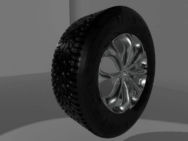 3d wheeling. Ford Wheel 3d model.