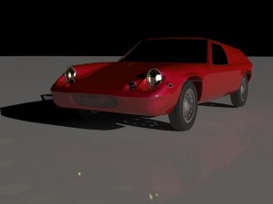 car lotus europa 3D Model