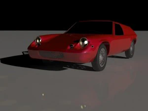 mobil teratai europa Model 3D