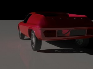 car lotus europa 3D 模型