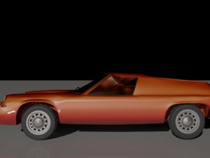 car lotus europa 3D 模型