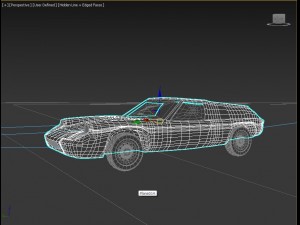 car lotus europa 3D 模型