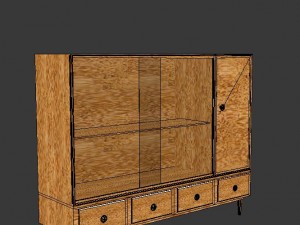 cabinet model 3D 모델