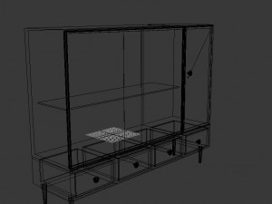 cabinet model 3D 모델