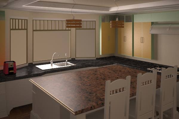 this is kitchen Modèle 3D .c4d .max .obj .3ds .fbx .stl .blend 