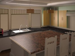 this is kitchen 3Dモデル