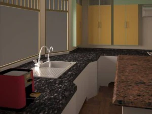 this is kitchen 3D Model