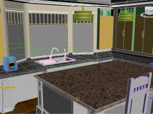 this is kitchen 3D Model