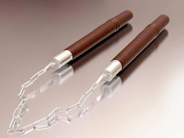 this is nunchaku 3D Model .c4d .max .obj .3ds .fbx .stl .blend 