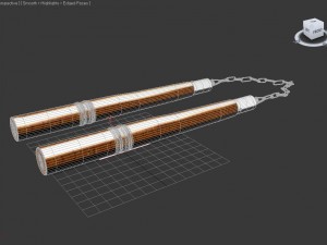 this is nunchaku Model 3D