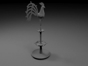 oil lamp 3D Model