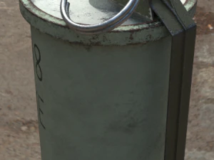 an-m8烟雾弹 3D 模型