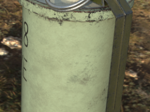 an-m8 smoke grenade Modelo 3D