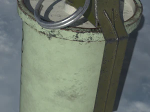 an-m8 smoke grenade 3D Model