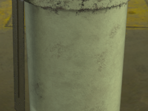 an-m8 smoke grenade Modelo 3D