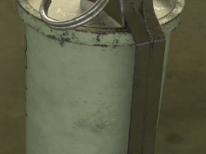 an-m8 smoke grenade 3D Model