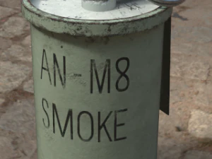 an-m8 smoke grenade 3D Model