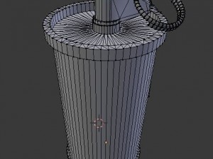 an-m8 smoke grenade Modelo 3D